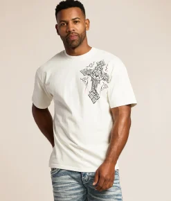 Tops|Graphic T-Shirts | Affliction Correct T-Shirt Antique White