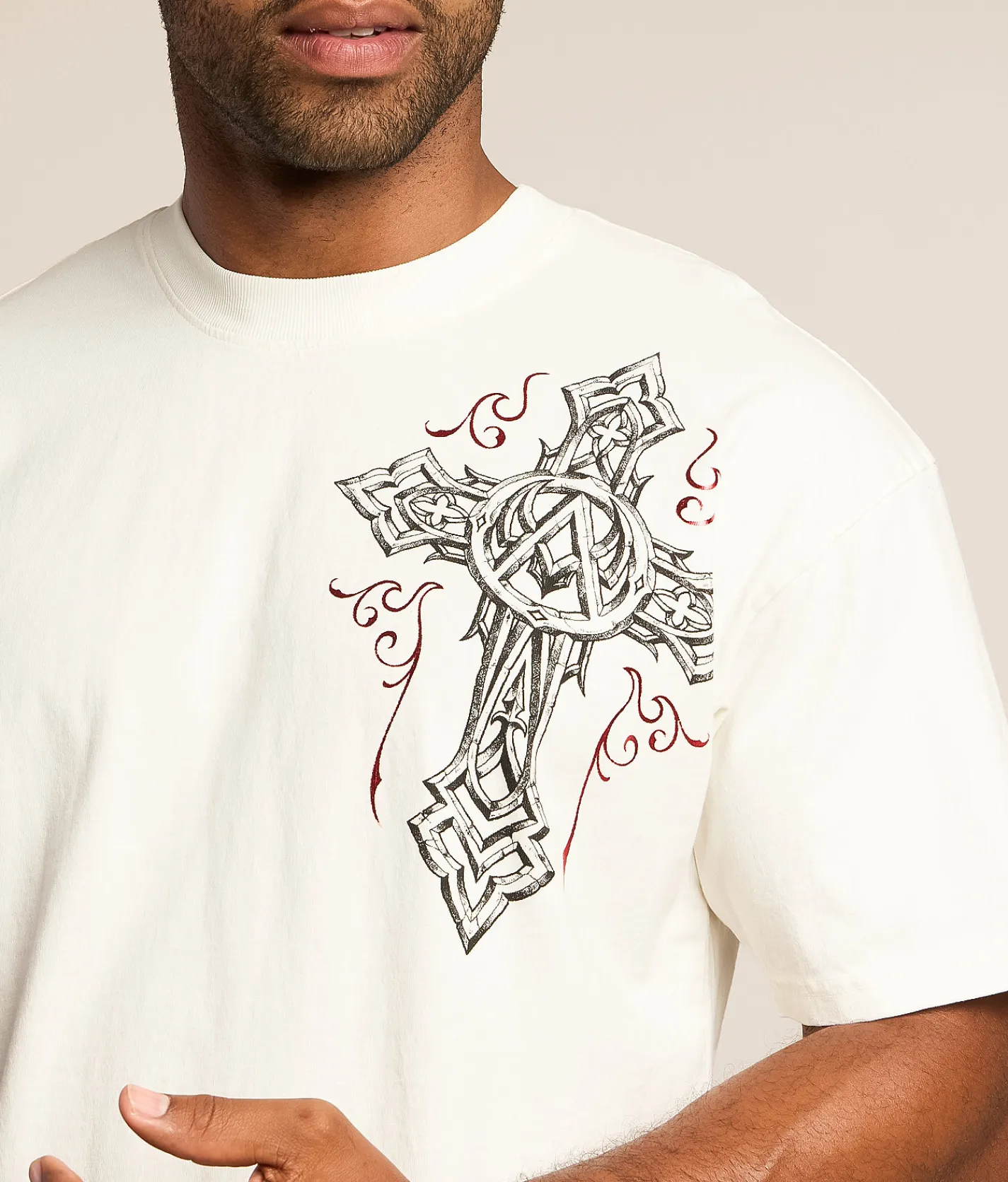 Tops|Graphic T-Shirts | Affliction Correct T-Shirt Antique White