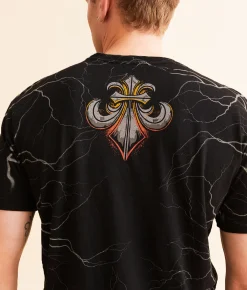 Graphic T-Shirts | Affliction Cosmic Inferno T-Shirt Black Reactive