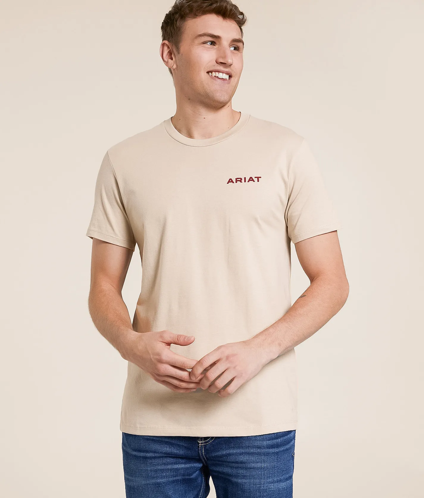Ariat Country Roads T-Shirt Pure Cashmere Clearance