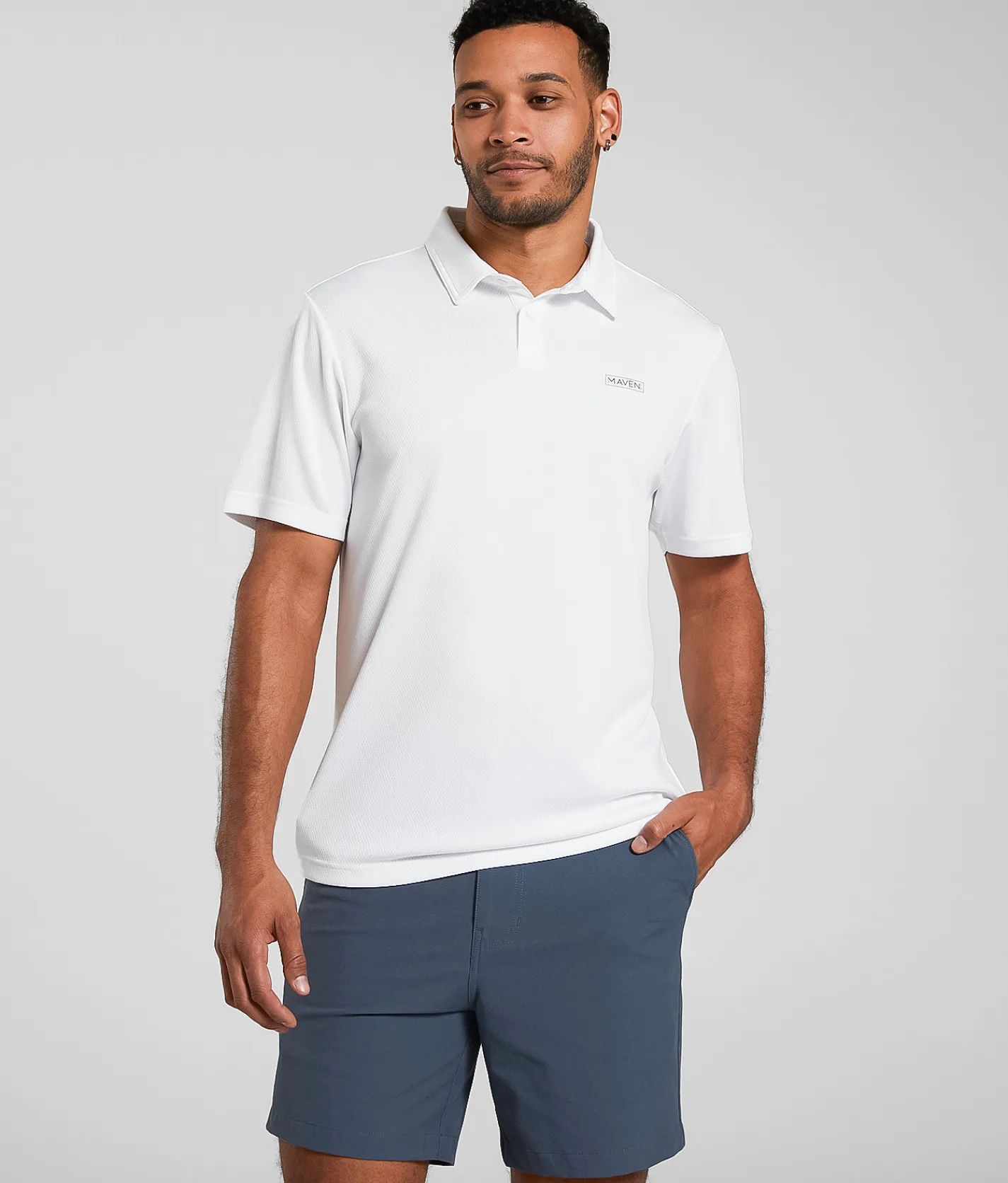 Maven Co-op Course Performance Polo White Online