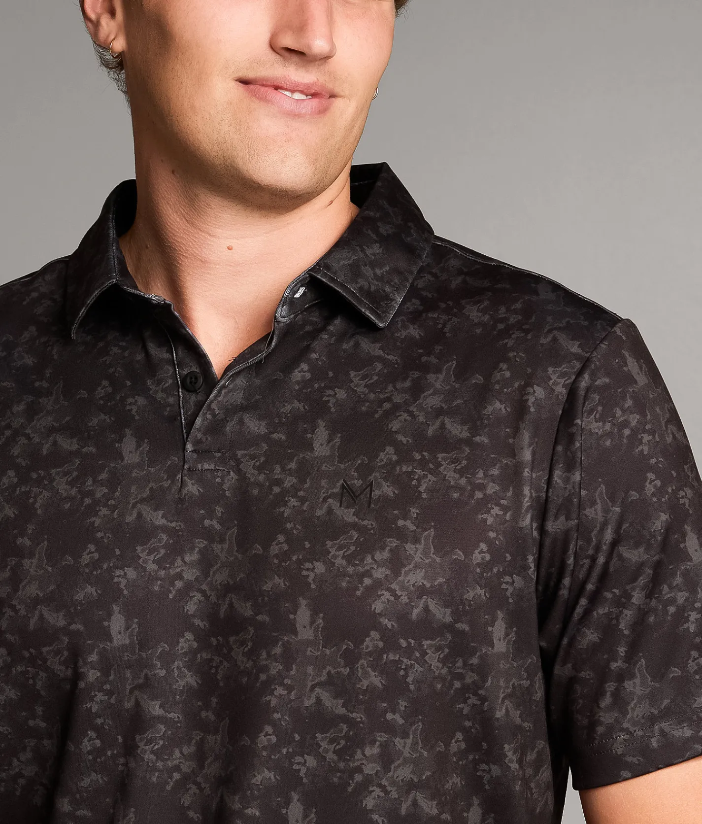 Maven Co-op Course Performance Polo Charcoal Black Outlet