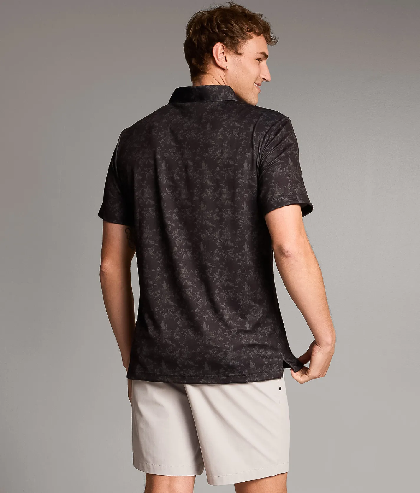 Maven Co-op Course Performance Polo Charcoal Black Outlet