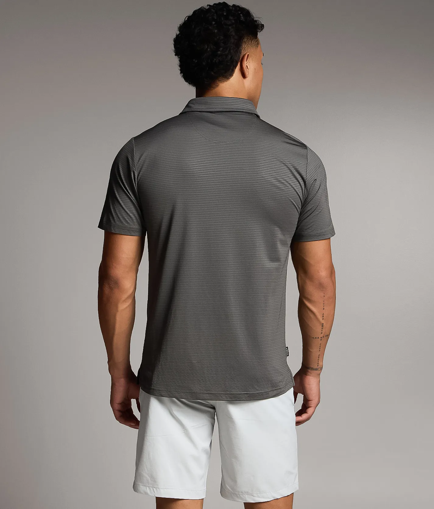 Maven Co-op Course Striped Performance Polo Dark Shadow Discount