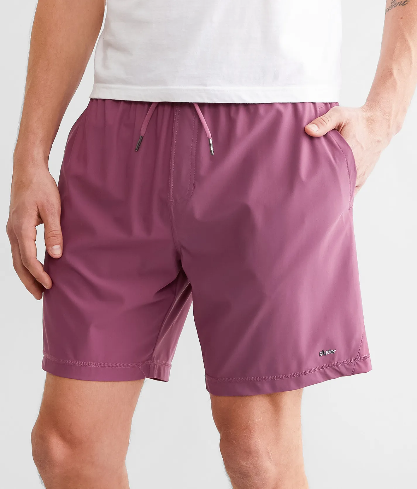 Bottoms|Activewear | Glyder Court Active Stretch Short Rouge