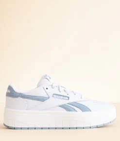 Shoes|Activewear | Reebok® Court Advance Leather Sneaker Moon White Soft Slate