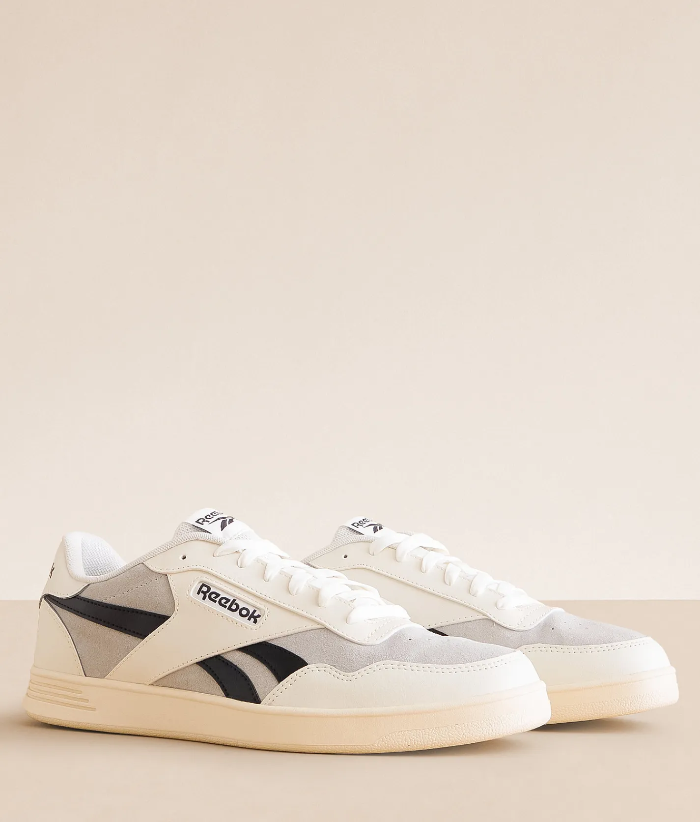 Activewear|Shoes | Reebok® Court Advance Leather Sneaker Chalk Scorchedearth Chalk