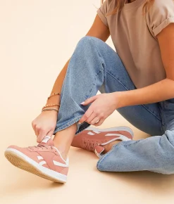 Shoes|Activewear | Reebok® Court Advance Leather Sneaker Clay Clay White