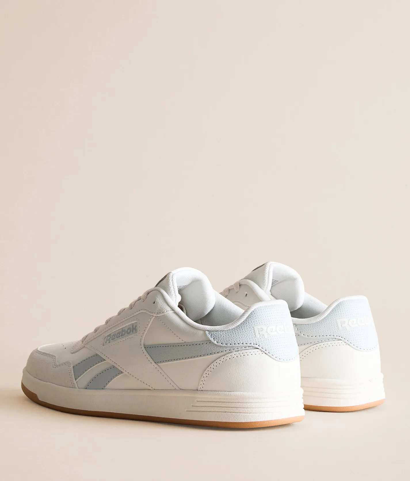 Shoes | Reebok® Court Advance Leather Sneaker Chalk Simply Grey Gum