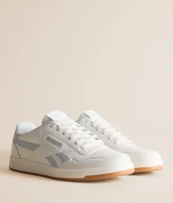 Shoes | Reebok® Court Advance Leather Sneaker Chalk Simply Grey Gum