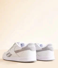 Reebok® Court Advance Leather Sneaker Moon Grey3 White Outlet