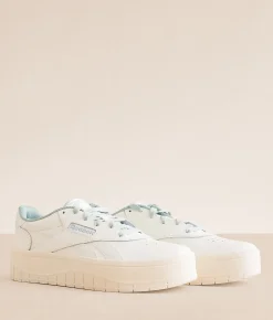 Shoes | Reebok® Court Advance Surge Leather Sneaker Chalk Vintage Chalk
