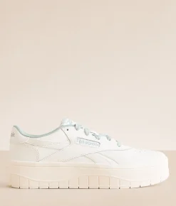 Reebok® Court Advance Surge Leather Sneaker Chalk Vintage Chalk