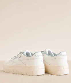 Reebok® Court Advance Surge Leather Sneaker Chalk Vintage Chalk