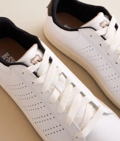 Shoes | K-Swiss Court Base II Leather Sneaker Bright White Natural Blac