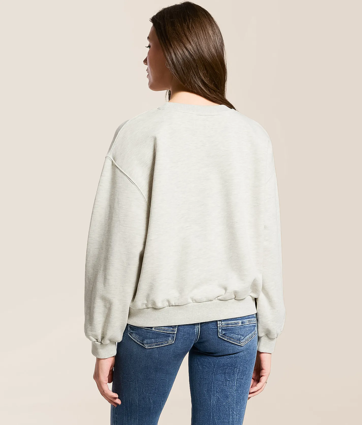 Tops | Wrangler® Cowboy Country Oversized Pullover Oat Mele