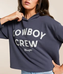 Tops | Wrangler® Cowboy Crew Hoodie Odyssey Grey