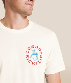 Tops|Graphic T-Shirts | Sendero Provisions Co. Cowboy Kickflip T-Shirt Vintage White