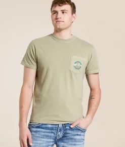Old Row Cowboy Killer T-Shirt Khaki New