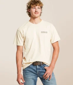 Tops|Graphic T-Shirts | Pendleton Cowboy Lasso T-Shirt Cream