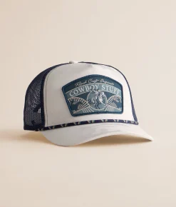 Accessories | Ranch Craft Cowboy Rope Trucker Hat White