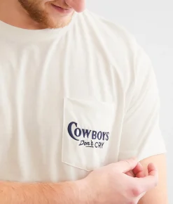 Graphic T-Shirts | Sendero Provisions Co. Cowboys Don't Cry T-Shirt Vintage White