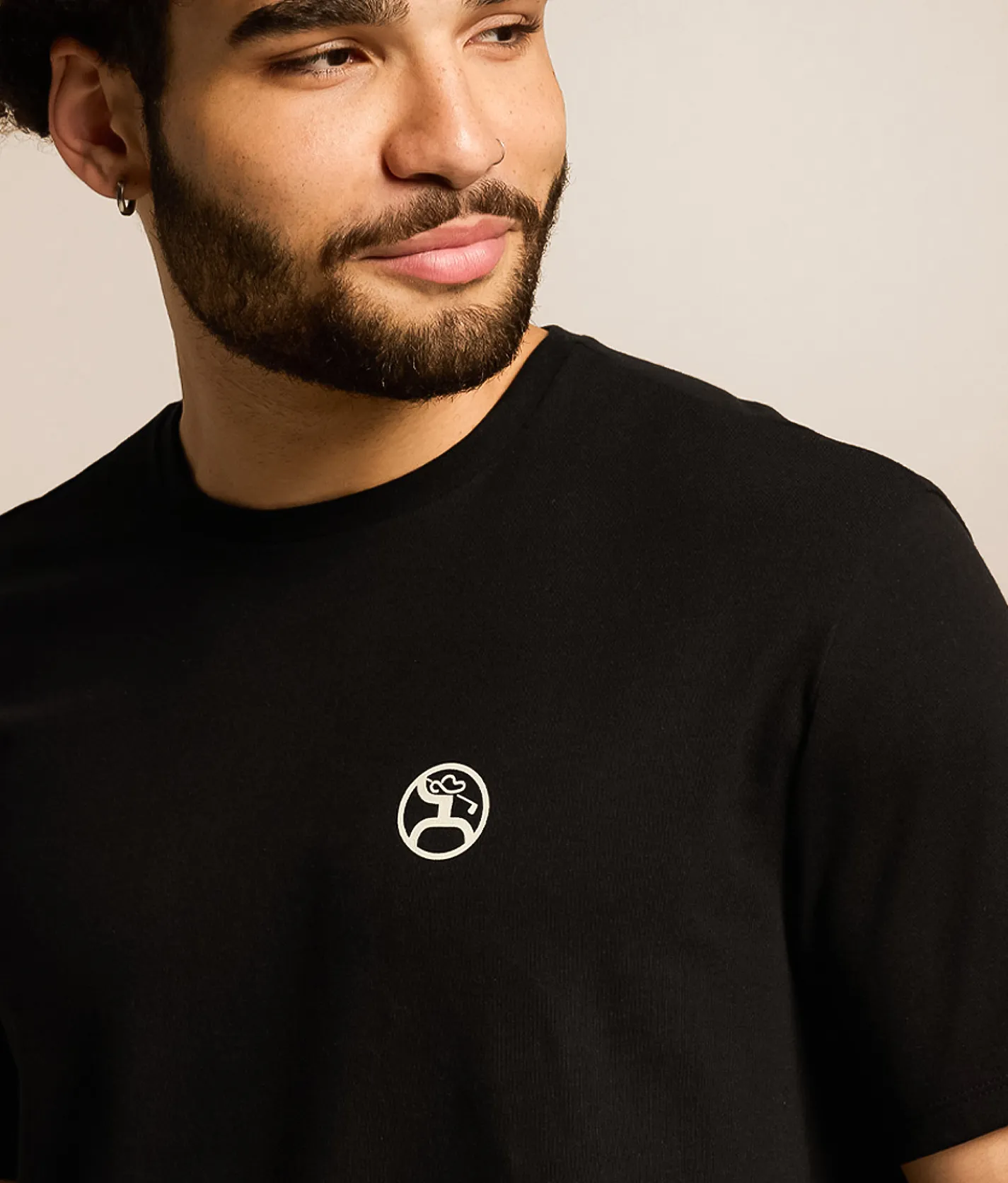 Tops|Graphic T-Shirts | Hooey Cowboy Swing T-Shirt Black
