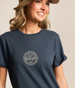 Tops | Wrangler® Cowboy T-Shirt Midnight Navy