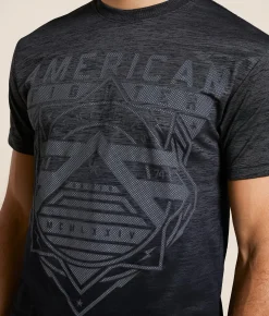 American Fighter Cowell T-Shirt Black Mass Outlet