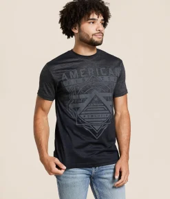 American Fighter Cowell T-Shirt Black Mass Outlet