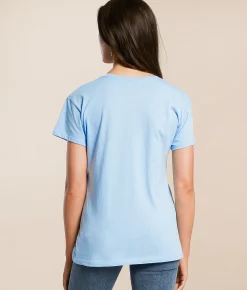 Ariat Cowgirl Guitar T-Shirt Light Blue Heather Outlet