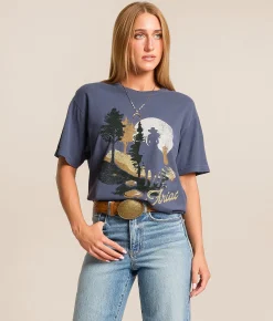 Tops | Ariat Cowgirl T-Shirt Navy