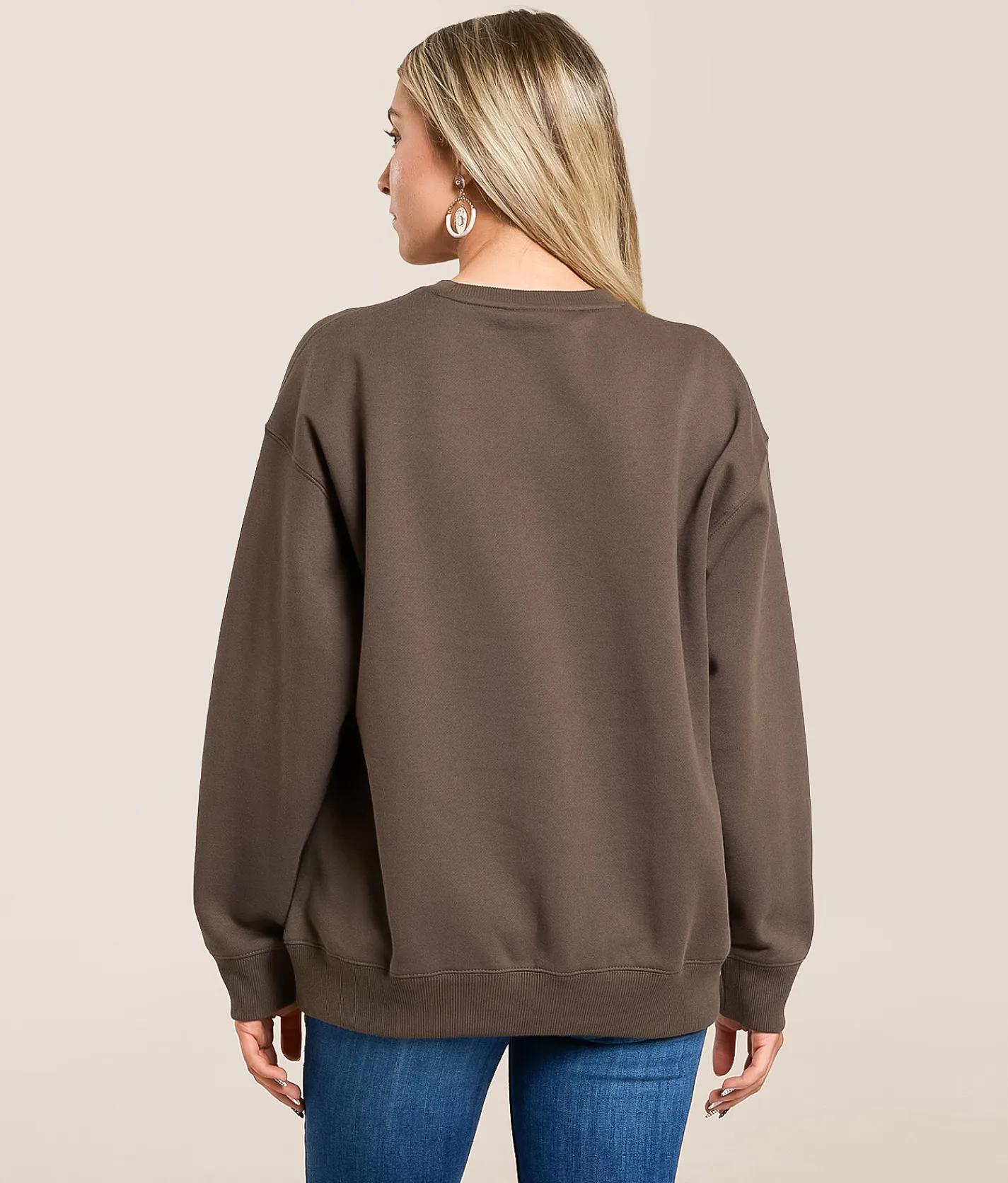 Tops | Ariat Cow Pullover Banyan Bark