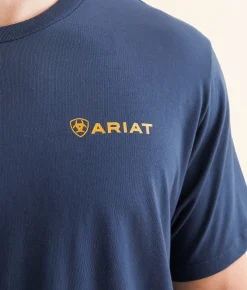 Ariat Coyote Cobija T-Shirt Blue Dusk Sale