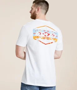 Graphic T-Shirts | Ariat Coyote Serape T-Shirt White