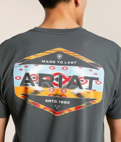 Ariat Coyote Serape T-Shirt Dark Shadow Best