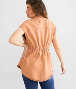 Tops|Coats & Jackets | Free People Coza Utility Vest Cinnabear