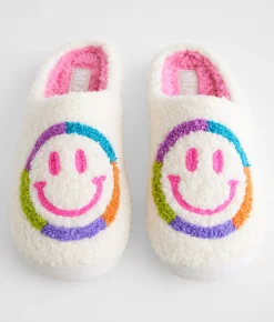Shoes | Mia Cozi Smiley Slipper Tan Smile Multi