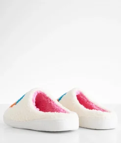 Shoes | Mia Cozi Smiley Slipper Tan Smile Multi