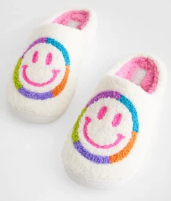 Shoes | Mia Cozi Smiley Slipper Tan Smile Multi