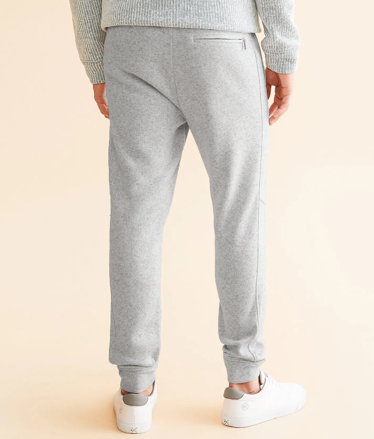 Departwest Cozy Knit Jogger Grey Heather Clearance