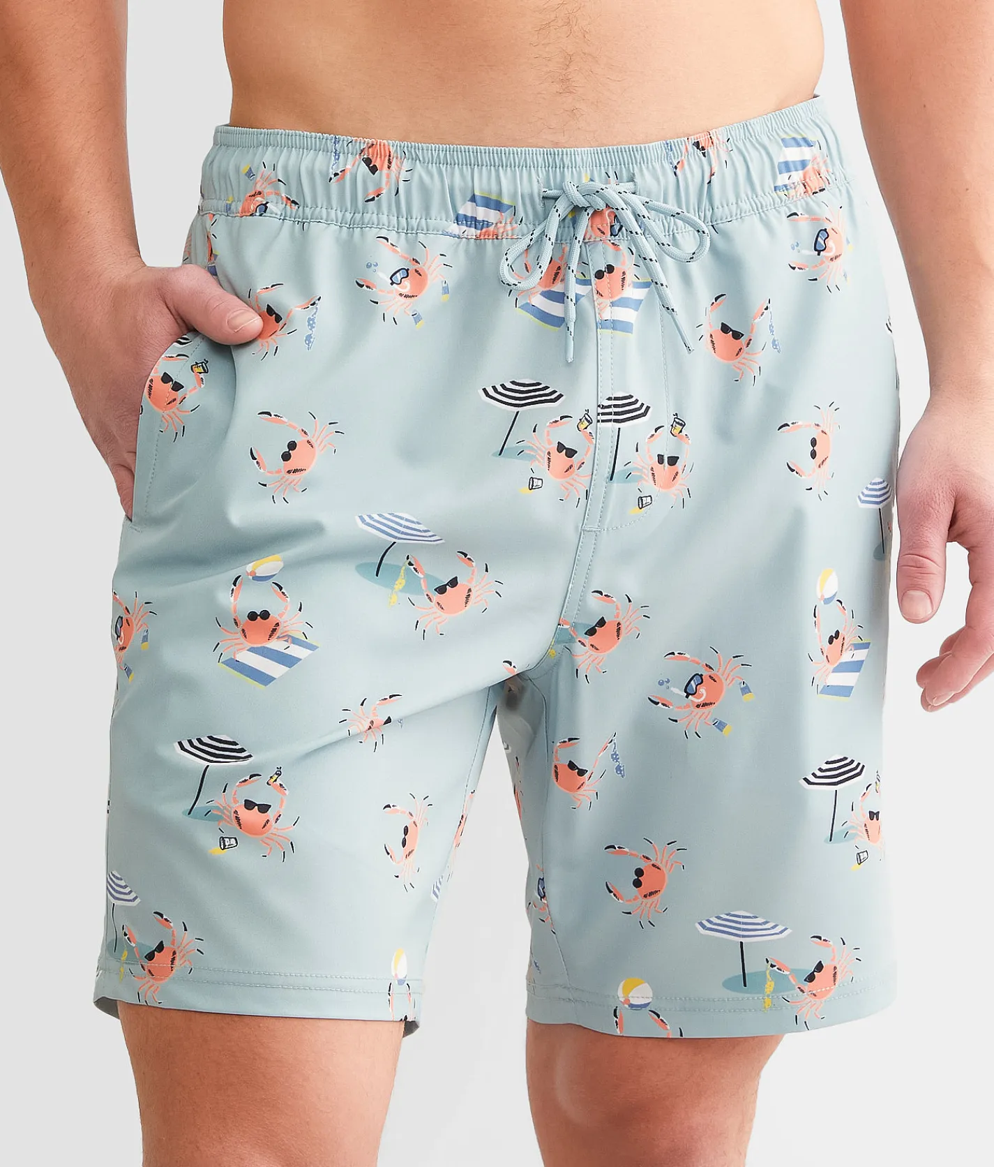 Departwest Crab Stretch Swim Trunks Water Discount