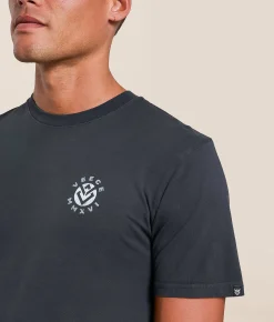 Graphic T-Shirts | Veece Cracked Diamond T-Shirt Charcoal
