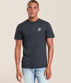 Graphic T-Shirts | Veece Cracked Diamond T-Shirt Charcoal