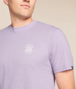 Veece Cracked Diamond T-Shirt Lavender Sale