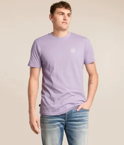 Veece Cracked Diamond T-Shirt Lavender Sale