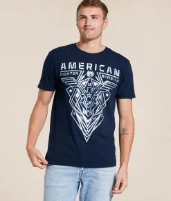 Tops | American Fighter Cranston T-Shirt Navy