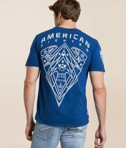 American Fighter Cranston T-Shirt Dark Denim New