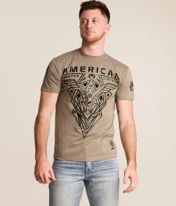 American Fighter Cranston T-Shirt Desert Taupe Hot