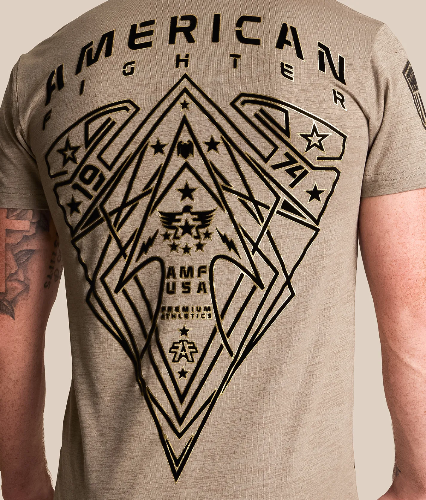 American Fighter Cranston T-Shirt Desert Taupe Hot